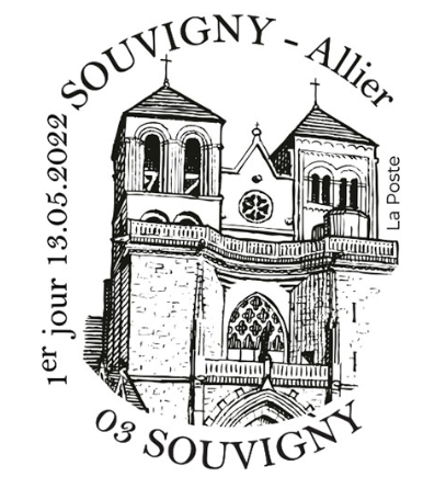 Oblitération Premier Jour Souvigny
